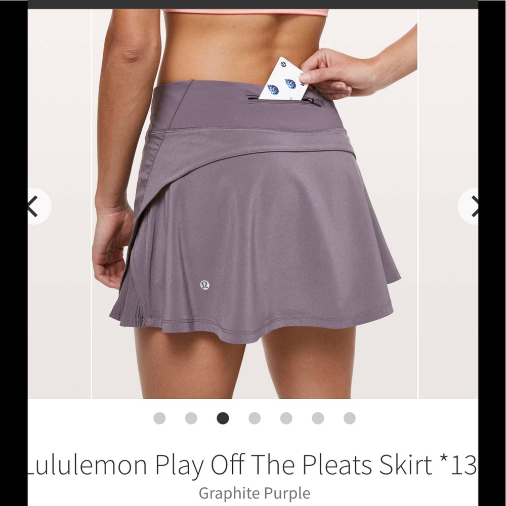 LULULEMON Play Off The Pleats